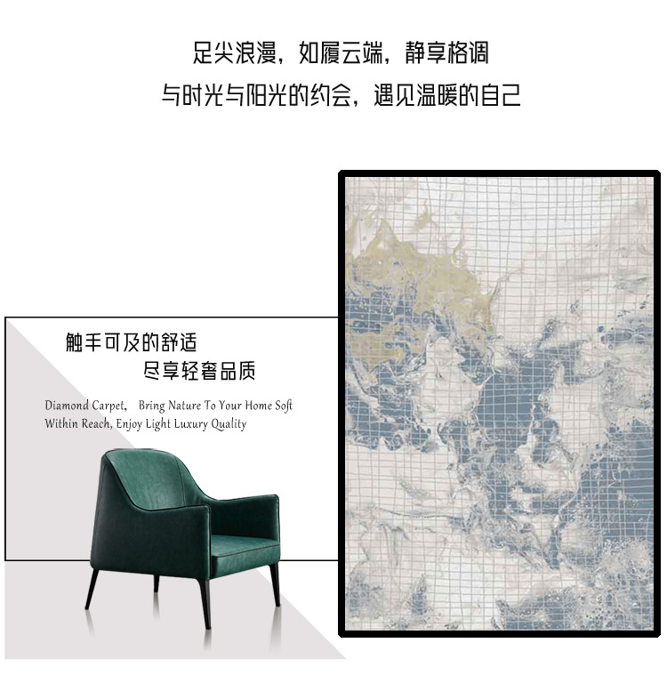 威尔顿地毯 家装地毯 客厅地毯 家居块毯 