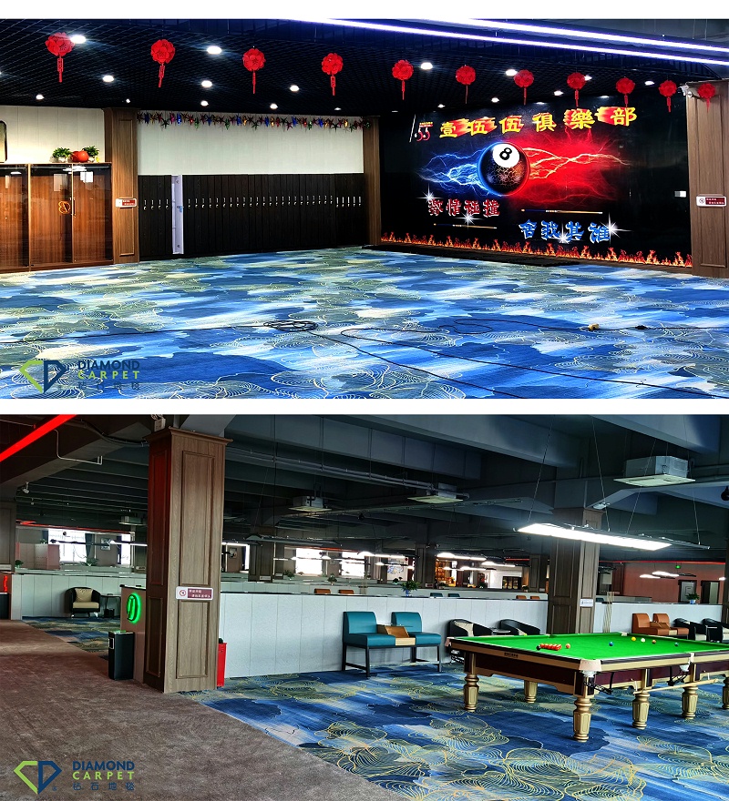 臺(tái)球廳地毯竣工圖3